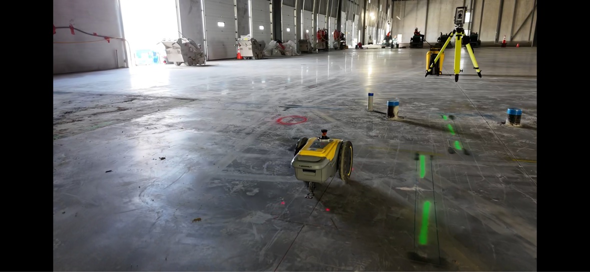 HP SitePrint working with the robotic total station setup